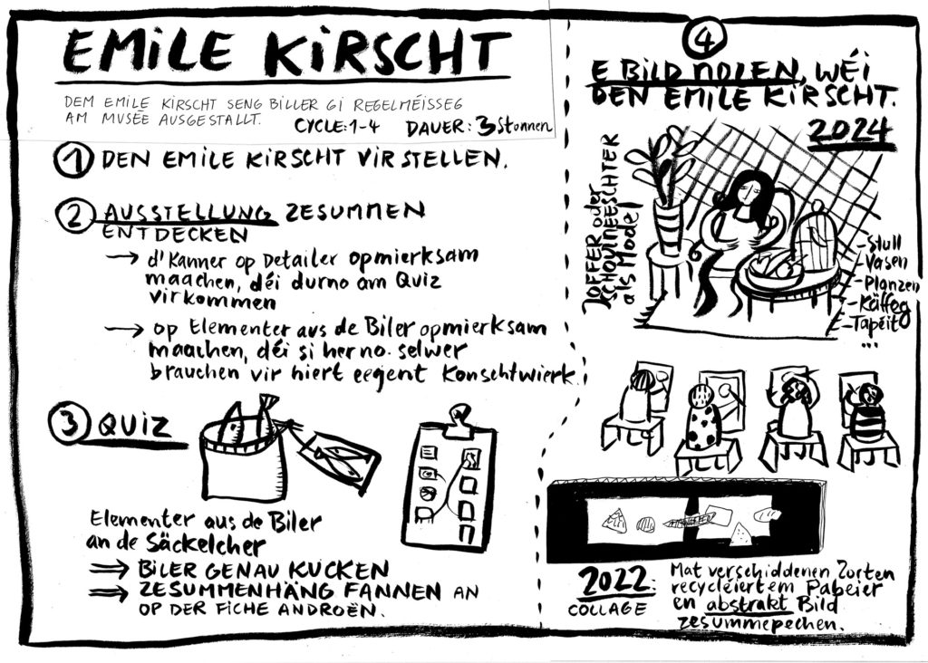 Den Emile Kirscht a seng Biller