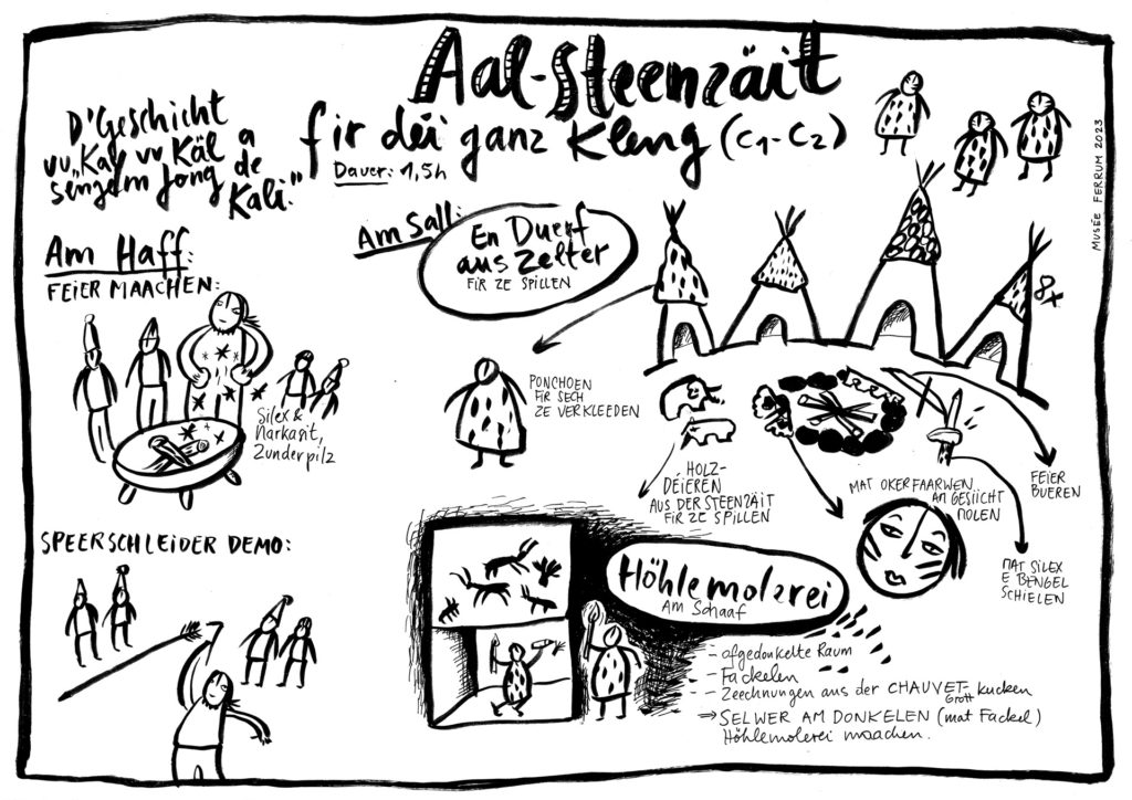 Steenzäit fir déi ganz Kleng
